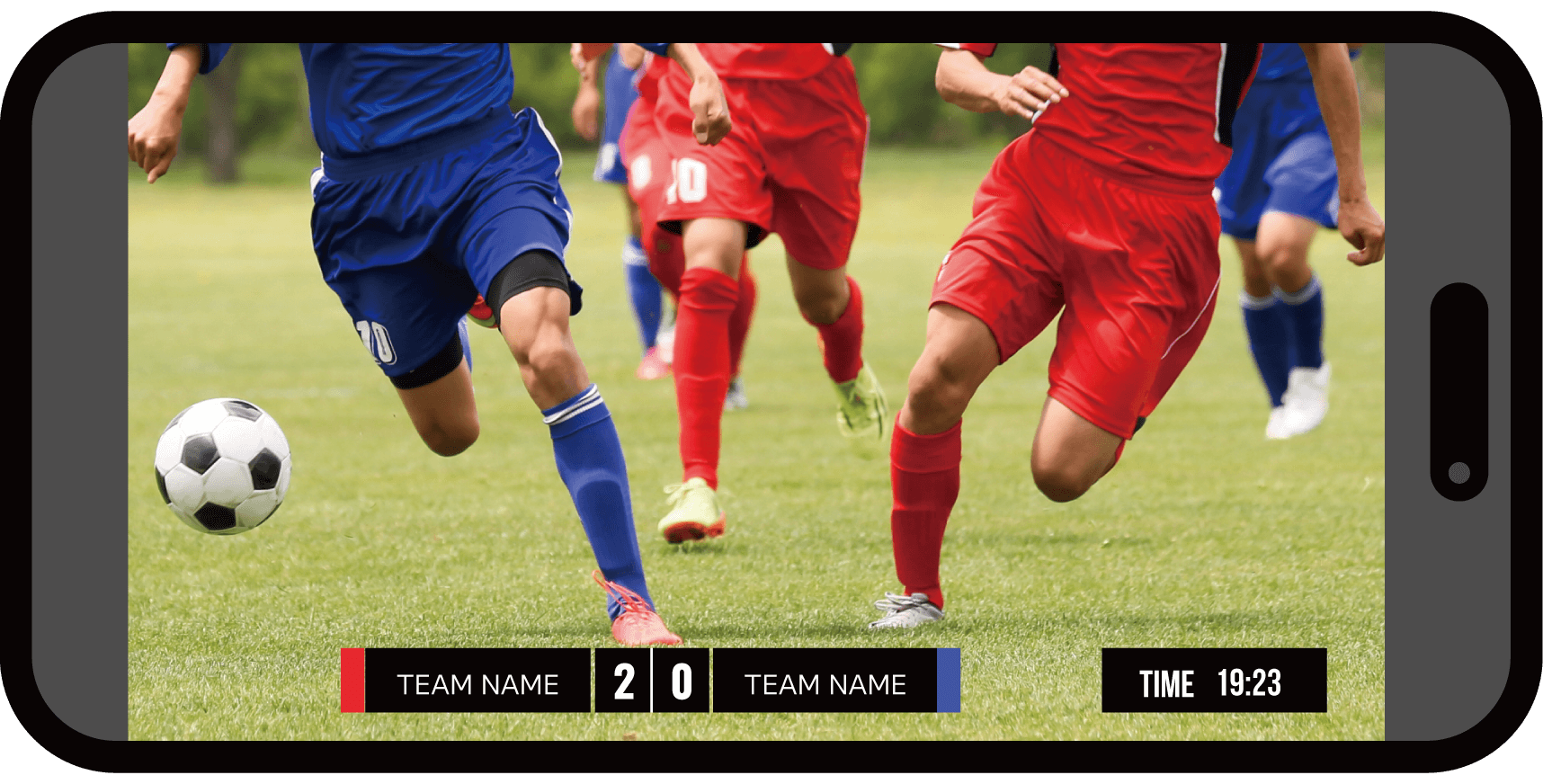 Basketball score overlay